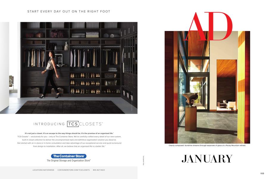 AD JANUARY | Architectural Digest | JANUARY 2016