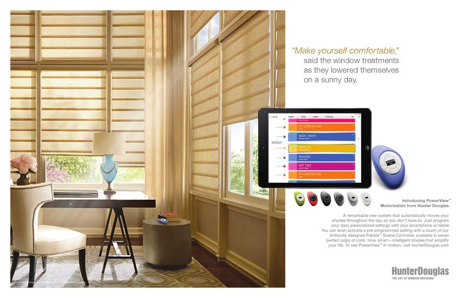 Hunter Douglas Architectural Digest MARCH 2016