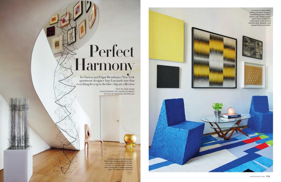 Perfect Harmony | Architectural Digest | DECEMBER 2016