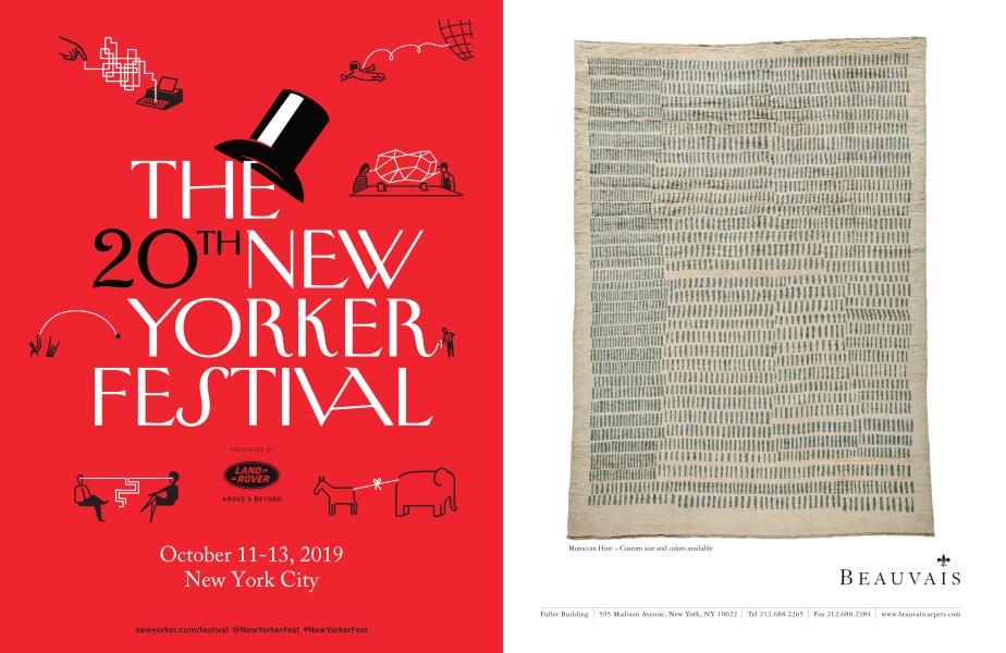 The 20th New Yorker Festival Architectural Digest SEPTEMBER 2019