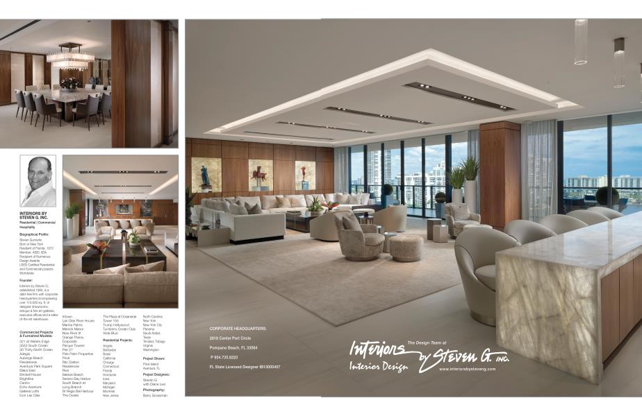 INTERIORS BY STEVEN G. INC. Architectural Digest JANUARY 2020