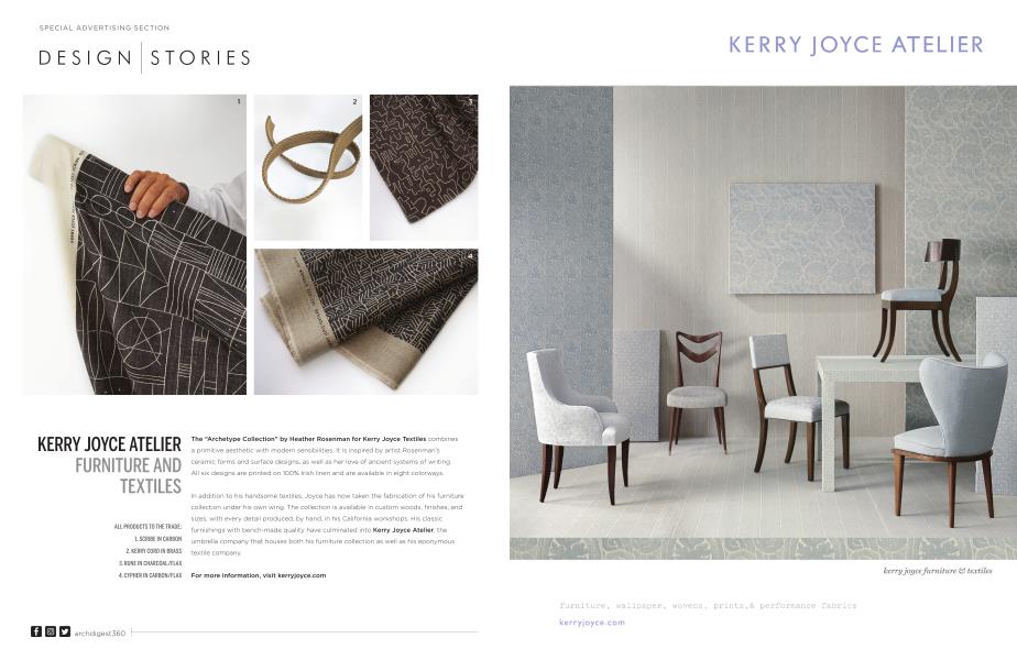 KERRY JOYCE ATELIER | Architectural Digest | MARCH 2020