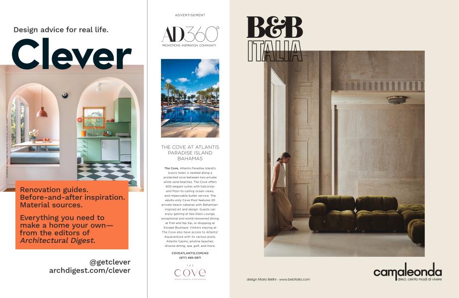 B&B | Architectural Digest | APRIL 2022