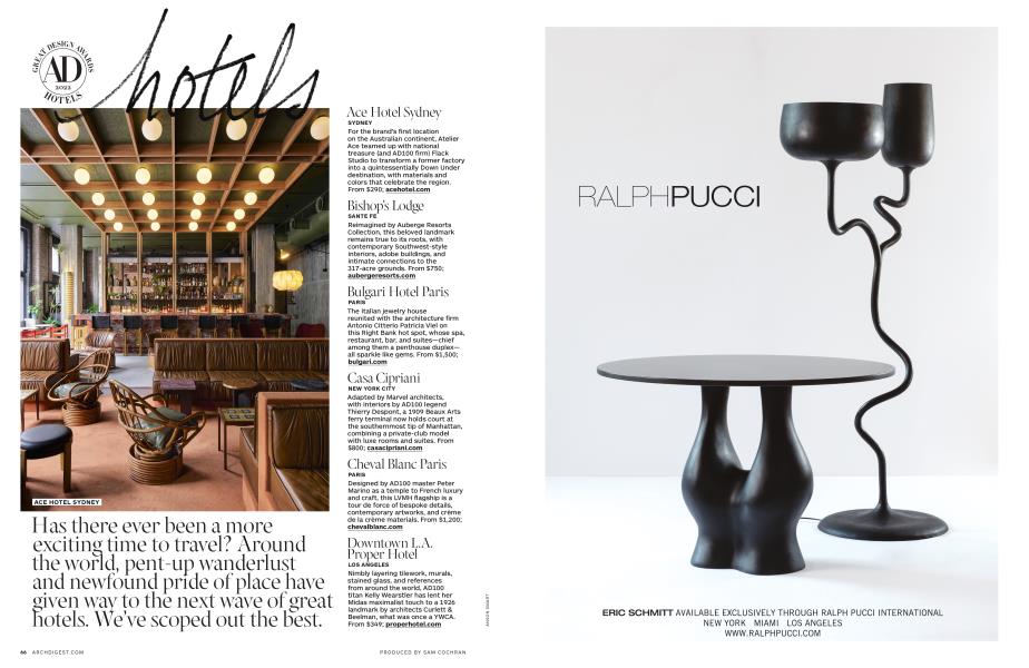 GREAT DESIGN AWARDS HOTELS
