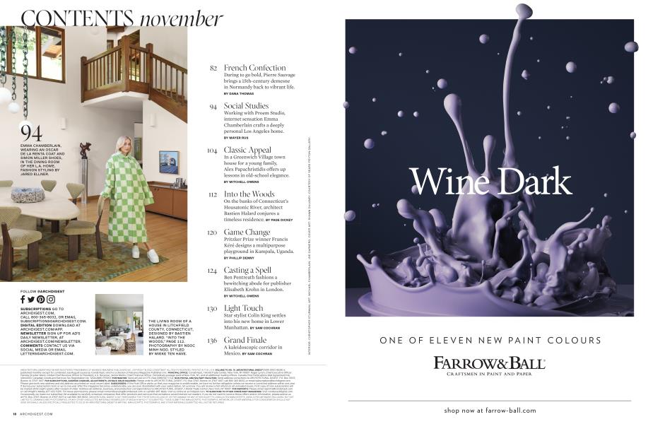 ARCHITECTURAL DIGEST Architectural Digest NOVEMBER 2022