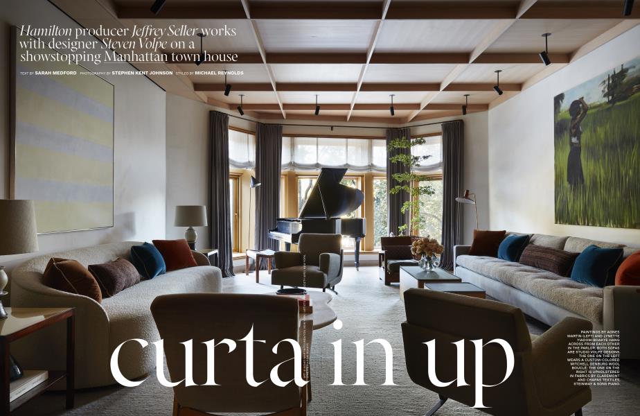 curtain up | Architectural Digest | MARCH 2023