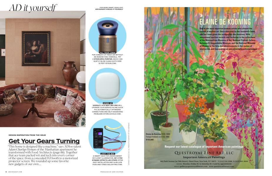 QUESTROYAL FINE ART, LLC | Architectural Digest | FEBRUARY 2024