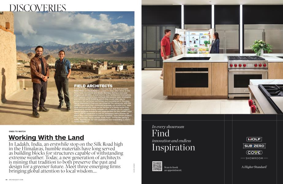 ONES TO WATCH Working With the Land